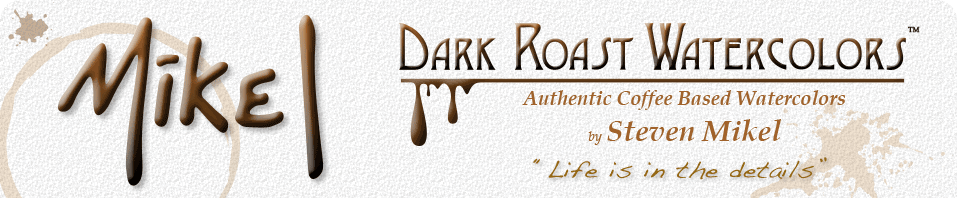 Mikel - Dark Roast Watercolors™ Logo