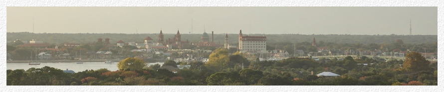 St. Augustine, Seen from a top the St. Augustine Lighthouse